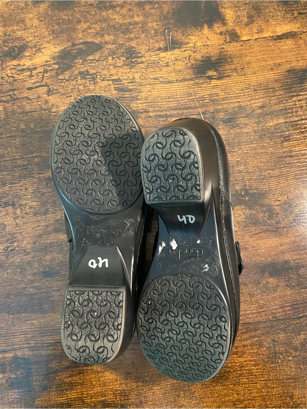 Dansko Black Slip-On Casual Leather Shoes - Picture 8 of 9